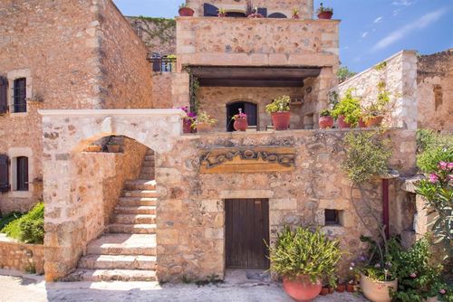 Blue Mantzourana Hus i Chania, Crete, Greece  med privat pool för 3 personer...