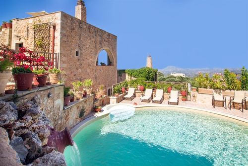 Green Faskomilia Hus i Chania, Crete, Grækenland  med privat pool med plads til 4 personer...