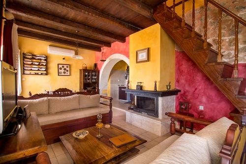 Red Fliskouni Casa  con piscina privata a Chania, Crete, in Grecia per 4 persone...