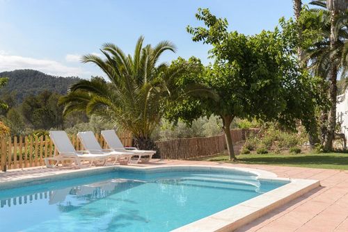 Cana Benirras Villa  avec piscine privée à San Miguel, Ibiza, Espagne pour 6 personnes...
