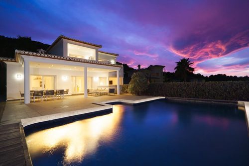 Bonheur Villa with private pool in Javea, Costa Blanca, Spain for 8 persons. The house is situated in a residential area....