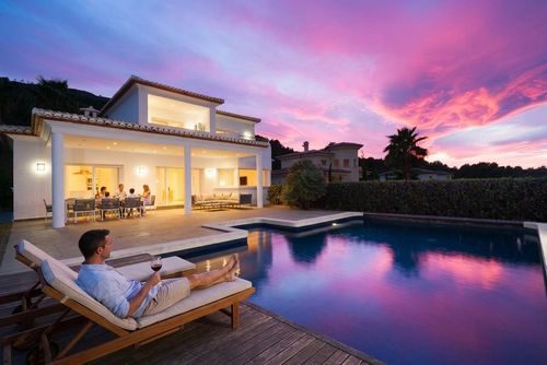 Bonheur 6 Villa in Javea, Costa Blanca, Spain with private pool for 6 persons. The house is situated in a residential area....