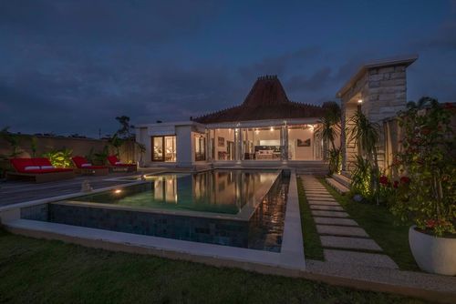 Manggala 3 Bedroom Comfortabele villa  met privé zwembad in Canggu, op Bali, Indonesië voor 6 personen...