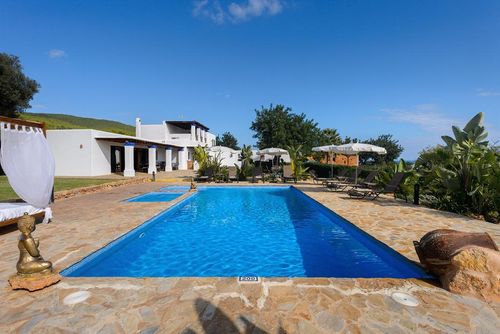 Can Andreu Stor og fint villa  med privat svømmebasseng i San Carlos, Ibiza, Spania for 8 personer...