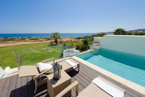 Luxury Bay View 28 Right On The Beach Villa  with private pool in Protaras, Protaras, Cyprus for 10 persons...