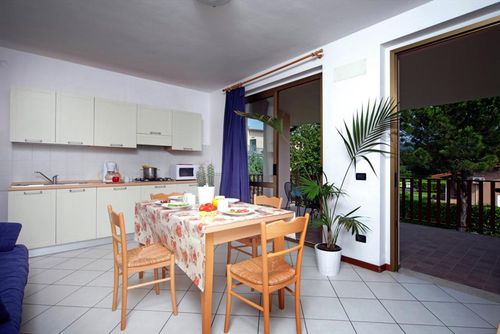 Garden Tourist Apartment  with private pool in Manerba Del Garda -Bs-, Lago di Garda, Italy for 7 persons...