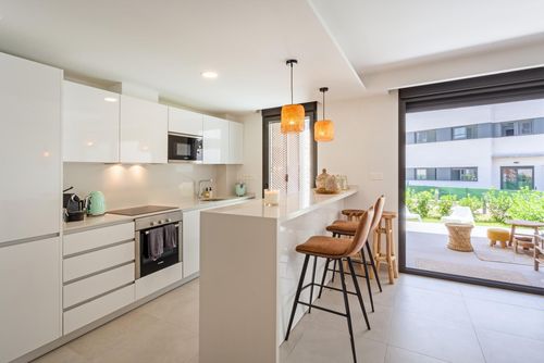 La Cabaña Beautiful and comfortable apartment with communal pool in Javea, Costa Blanca, Spain for 4 persons. The apartment is situated in a residential beach area, close to restaurants and bars, shops and supermarkets, and 200 m from Arenal Beach....