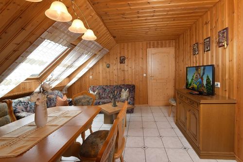 FH Richter - Fewo Birke Grosse Ferienwohnung in Drognitz, Ortsteil Lothra, Thüringer Wald, Schiefergebirge, Deutschland für 6 Personen...