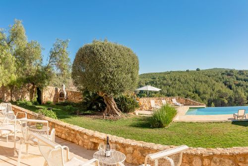 At 10 minutes drive from Sitges- Casa de Piedra   Farmhouse with high Design and  Comodity Luxury villa in Sitges, Costa Dorada, Spain with private pool for 10 persons. The villa is situated in a rural, wooded, residential and mountainous beach area....