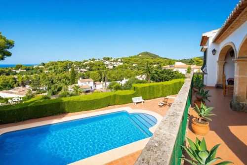 Vakantiehuis Laurel: Javea, Costa Blanca, Spanje. Zeezicht en Zwembad