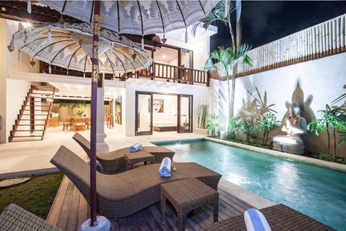 Dayah Mooie en gezellige villa in Seminyak, op Bali, Indonesië  met privé zwembad voor 6 personen...