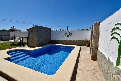 Los Rodriguez Villa with private pool in Chiclana de la Frontera, Costa de la Luz, Spain for 7 persons. The house is situated in a coastal and rural area....