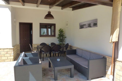 Valeria Villa in Chiclana de la Frontera, Costa de la Luz, Spain with private pool for 6 persons. The house is situated in an urban beach area, close to restaurants and bars, shops and supermarkets, and 500 m from La Barrosa beach....