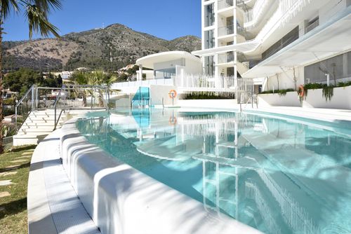 The Hill Collection 1 Beautiful and luxurious apartment with communal pool in Benalmádena, Andalusia, Spain for 4 persons. The apartment is situated in a resort, in a coastal, hilly and residential area, close to restaurants and bars and 2 km from Carvajal Beach....