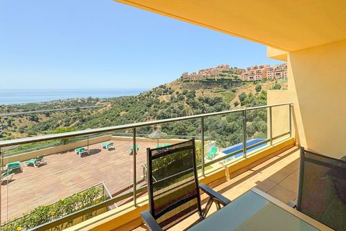 Campos del Mar 341 Prachtig en comfortabel appartement in Mijas Costa, Andalusië, Spanje met een gemeenschappelijk zwembad voor 6 personen. Het appartement is gelegen in een heuvelachtig, landelijk en residentieel gebied....