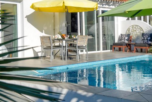 Mi Sueño Villa with private pool in Moraira, Costa Blanca, Spain for 6 people. The house is situated in a residential beach area and is 3 km from the beach....