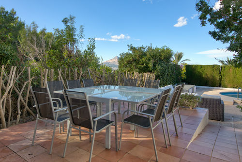 Montealegre Klassische und komfortable Villa mit privatem Pool in Javea, Costa Blanca, Spanien für 8 Personen. Das Haus befindet sich in ruhiger Lage....