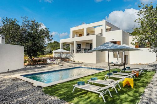 White Water Villa  with private pool in San Carlos, Ibiza, Spain for 6 persons...