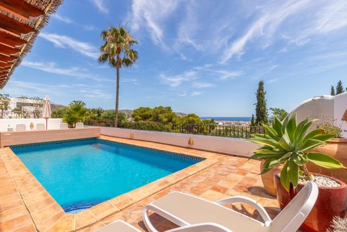 Villa Relax by Solidays Lovely and luxurious villa with heated pool in Moraira, Costa Blanca, Spain for 8 persons. The villa is situated in a residential beach area, close to restaurants, bars, and supermarkets, and is 1 km from L'Ampolla beach....