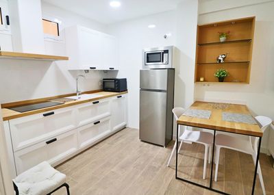 Beachfront Apartment Perla 5: Fuengirola, Andalusia, Spain. Kitchen, Kitchen-dining room and Open kitchen