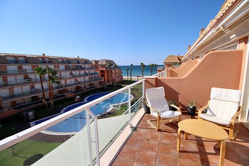 Mirador al Mar 74 by homeprive Comfortable penthouse in Denia, Costa Blanca, Spain with communal pool for 4 persons. The house is situated close to restaurants, bars, and supermarkets, and is 25 m from the beach....