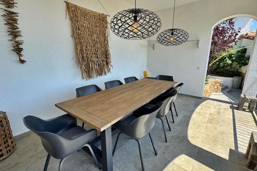 Villa Panorama Villa med privat pool i Calonge, Catalonien, Spanien til 10 personer. Huset er beliggende i et kystnært, boligområde omgivet af bjerge, kun 4 km fra Sant Antoni de Calonge strand....