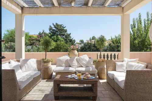 Villa Meridiana Villa with private pool in Punta Secca, Sicily, Italy for 15 persons. The house is situated in a coastal and residential area, close to a tennis court, 500 m from Caucana beach and 0....