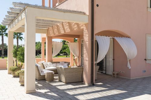 Villa Meridiana Villa with private pool in Punta Secca, Sicily, Italy for 15 persons. The house is situated in a coastal and residential area, close to a tennis court, 500 m from Caucana beach and 0....