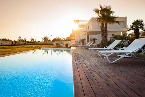 Villa StellaMarina Villa in Marina di Modica, Sicily, Italy with private pool for 10 persons. The house is situated in a residential beach area, 500 m from Marina di Modica and 400 m from the beach, and 0....