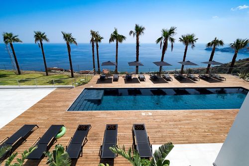 Villa Tauro Luxury villa in Letojanni, Sicily, Italy with private pool for 14 persons. The villa is situated in a hilly beach area and is 3 km from Letojanni and 2 km from the sandy beach....