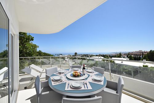 The Hill Collection 5 Wonderful and luxurious apartment with communal pool in Benalmádena, Andalusia, Spain for 6 persons. The apartment is situated in a resort, in a hilly and residential area, close to restaurants and bars and 2 km from Carvajal Beach....