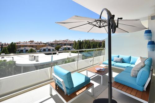 The Hill Collection 5 Wonderful and luxurious apartment with communal pool in Benalmádena, Andalusia, Spain for 6 persons. The apartment is situated in a resort, in a hilly and residential area, close to restaurants and bars and 2 km from Carvajal Beach....