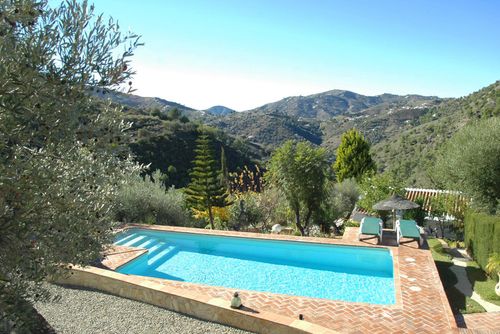 Acebuchal 001 Vidunderligt og romantisk feriehus i Frigiliana, Costa del Sol, Spanien  med privat pool med plads til 4 personer...