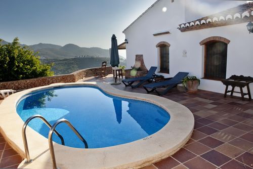 Frigiliana 016 Villa indah dan nyaman di Frigiliana, Costa del Sol, Spain  dengan kolam renang pribadi untuk 4 orang...