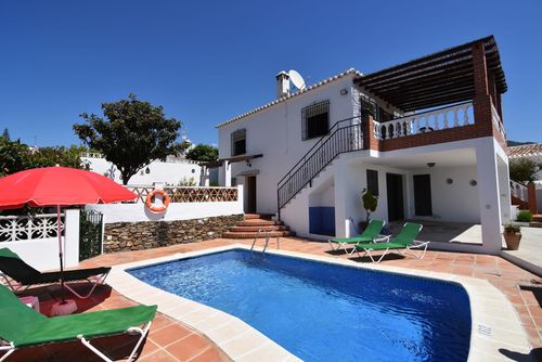 Frigiliana 037 Villa in Frigiliana, Costa del Sol, Spanje  met privé zwembad voor 4 personen...