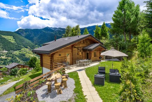 Chalet Leopard de Neige - Jacuzzi - Sauna - Views Modernt och lyxigt feriehus i La Tzoumaz, 4 Vallees, Schweiz för 10 personer...