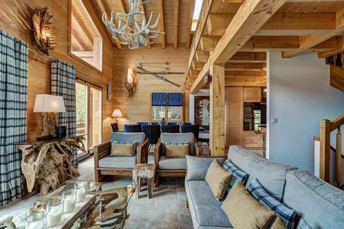 Chalet Leopard de Neige - Jacuzzi - Sauna - Views Modern and luxury holiday house in La Tzoumaz, 4 Vallees, Switzerland for 10 persons...
