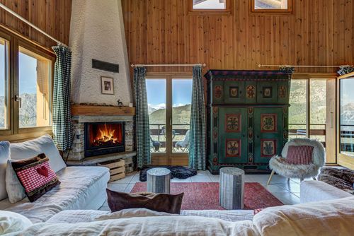 Chalet l'Ange Dejligt og komfortabelt feriehus i La Tzoumaz, 4 Vallees, Schweiz med plads til 7 personer...