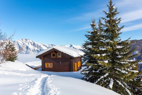 Chalet l'Ange Piękny, wygodny dom wczasowy w La Tzoumaz, 4 Vallees, Szwajcaria za 7 osoby...