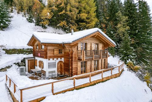 Chalet Ard Ferienwohnung in La Tzoumaz, 4 Vallees, Schweiz für 8 Personen...