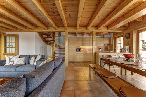 Chalet Ard Feriehus i La Tzoumaz, 4 Vallees, Schweiz för 8 personer...