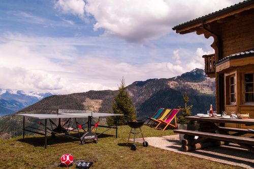 Chalet Mont Rose Wunderschöne und komfortable Ferienwohnung in La Tzoumaz, 4 Vallees, Schweiz für 10 Personen...