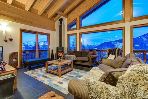 Chalet Aventure Location de vacances à La Tzoumaz, 4 Vallees, Suisse pour 10 personnes...