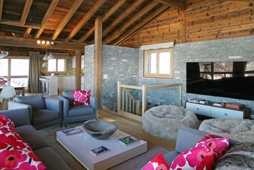 The Big Bear Moderne und komfortable Ferienwohnung in La Tzoumaz, 4 Vallees, Schweiz für 10 Personen...