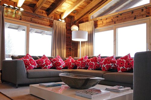 The Big Bear Location de vacances moderne et confortable à La Tzoumaz, 4 Vallees, Suisse pour 10 personnes...