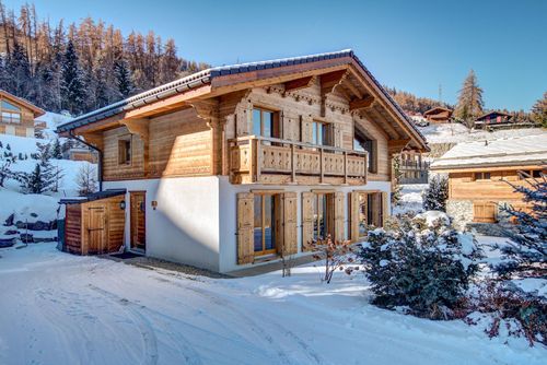 Chalet Orchidee Smukt og hyggeligt feriehus i La Tzoumaz, 4 Vallees, Schweiz med plads til 8 personer...