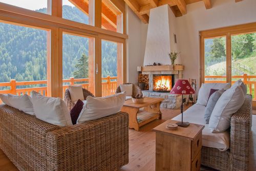 Chalet Catherine Casa de férias maravilhosa e romântica em La Tzoumaz, 4 Vallees, Switzerland para 6 pessoas...