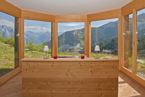 Chalet Catherine Wunderschöne und romantische Ferienwohnung in La Tzoumaz, 4 Vallees, Schweiz für 6 Personen...