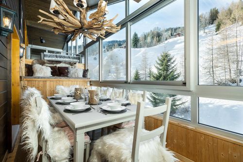 Penthouse les Telecabines Lovely and romantic apartment in La Tzoumaz, 4 Vallees, Switzerland for 8 persons...