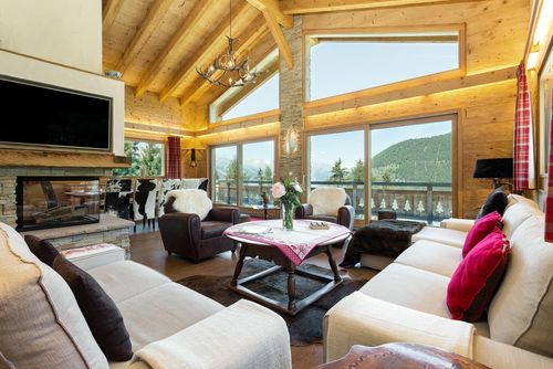 Chalet Charbray - Jacuzzi - Sauna - Views Beautiful and luxury holiday house in La Tzoumaz, 4 Vallees, Switzerland for 10 persons...
